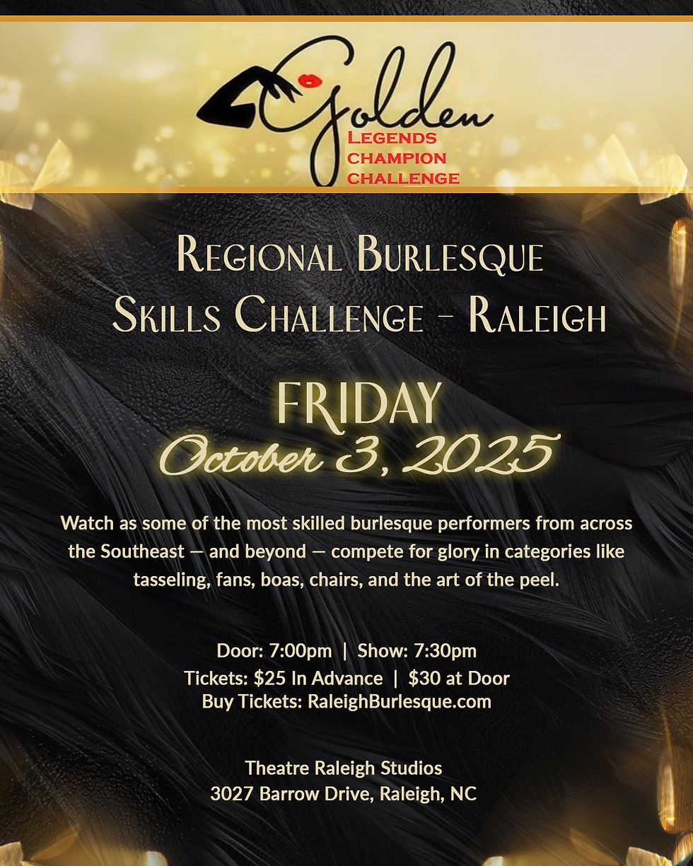 GLCC 2025 Regional Burlesque Skills Challenge – Raleigh