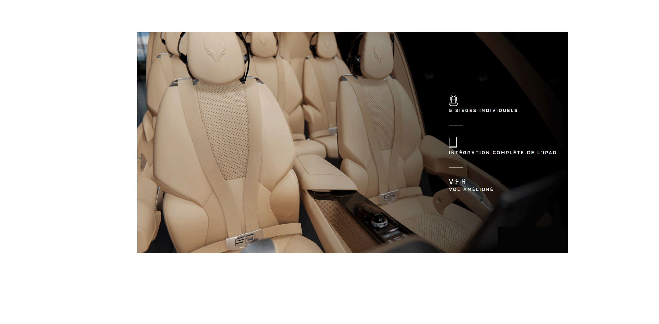 Intérieur, siège intérieur de l'hélicoptère HX 50