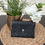 Miniature : Portefeuille en similicuir noir 