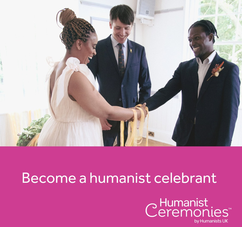 Humanists UK provides trained humanist celebrants