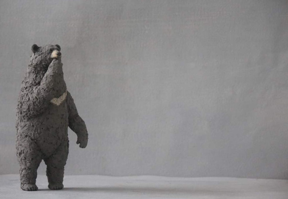 縮圖：Enzuo's Art ☆ Original 《 Bear up - Black 》
