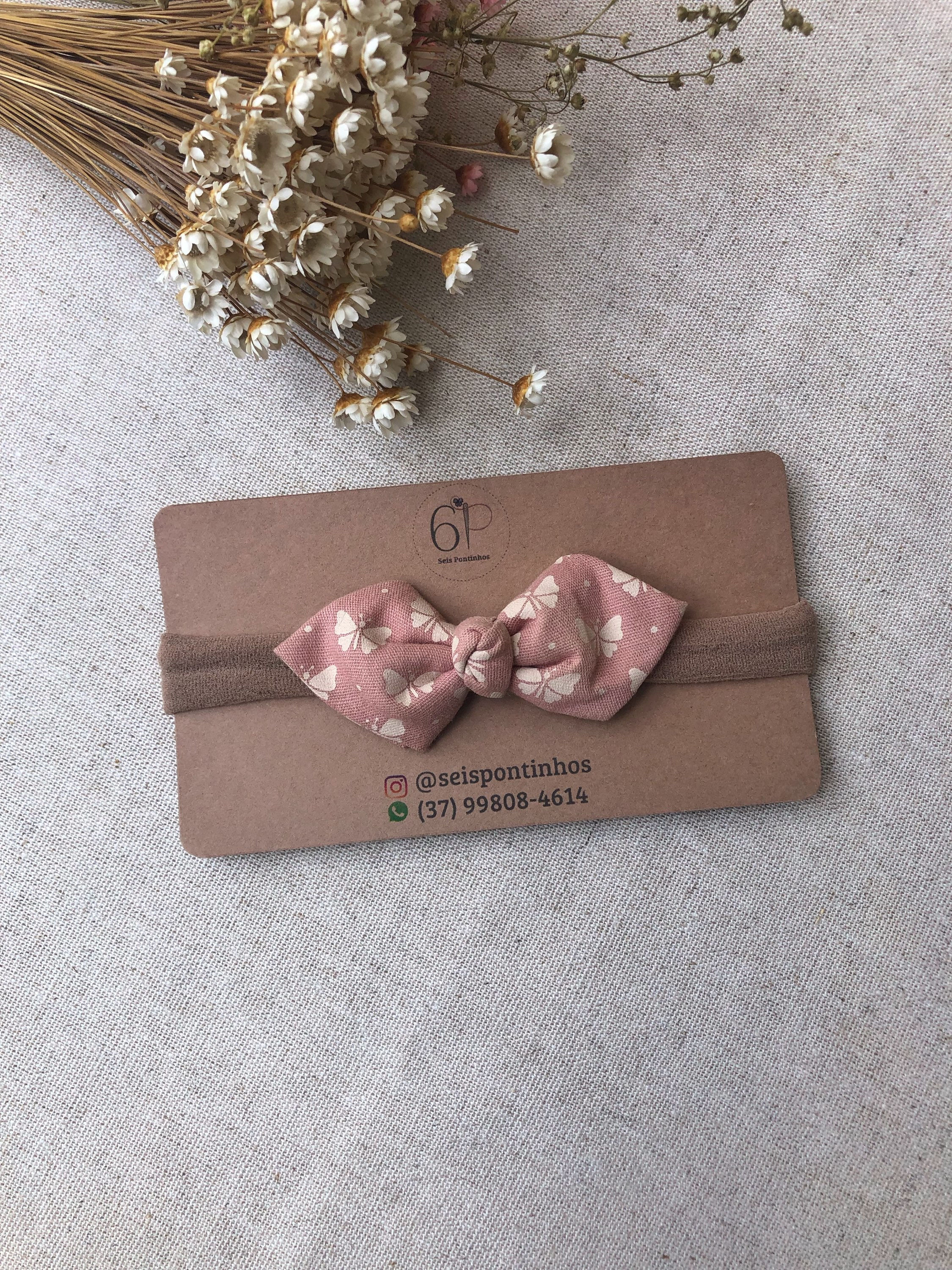 Laço Turbantinho M tecido