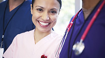 Smiling medical personel
