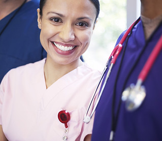 Smiling medical personel