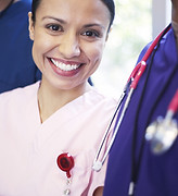 Smiling medical personel