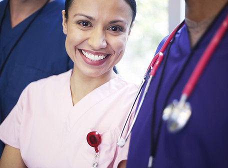 Sourire personel médical