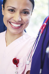 Nurse smiling
