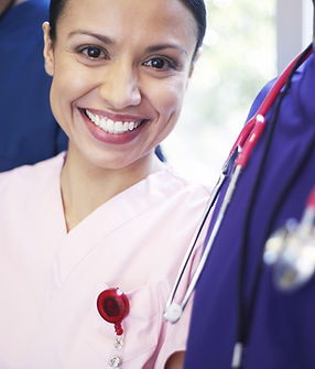 Smiling medical personel