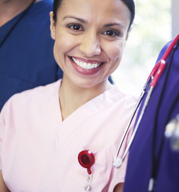 Smiling medical personel