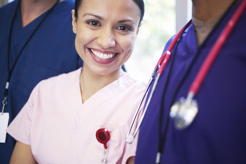 Smiling medical personel