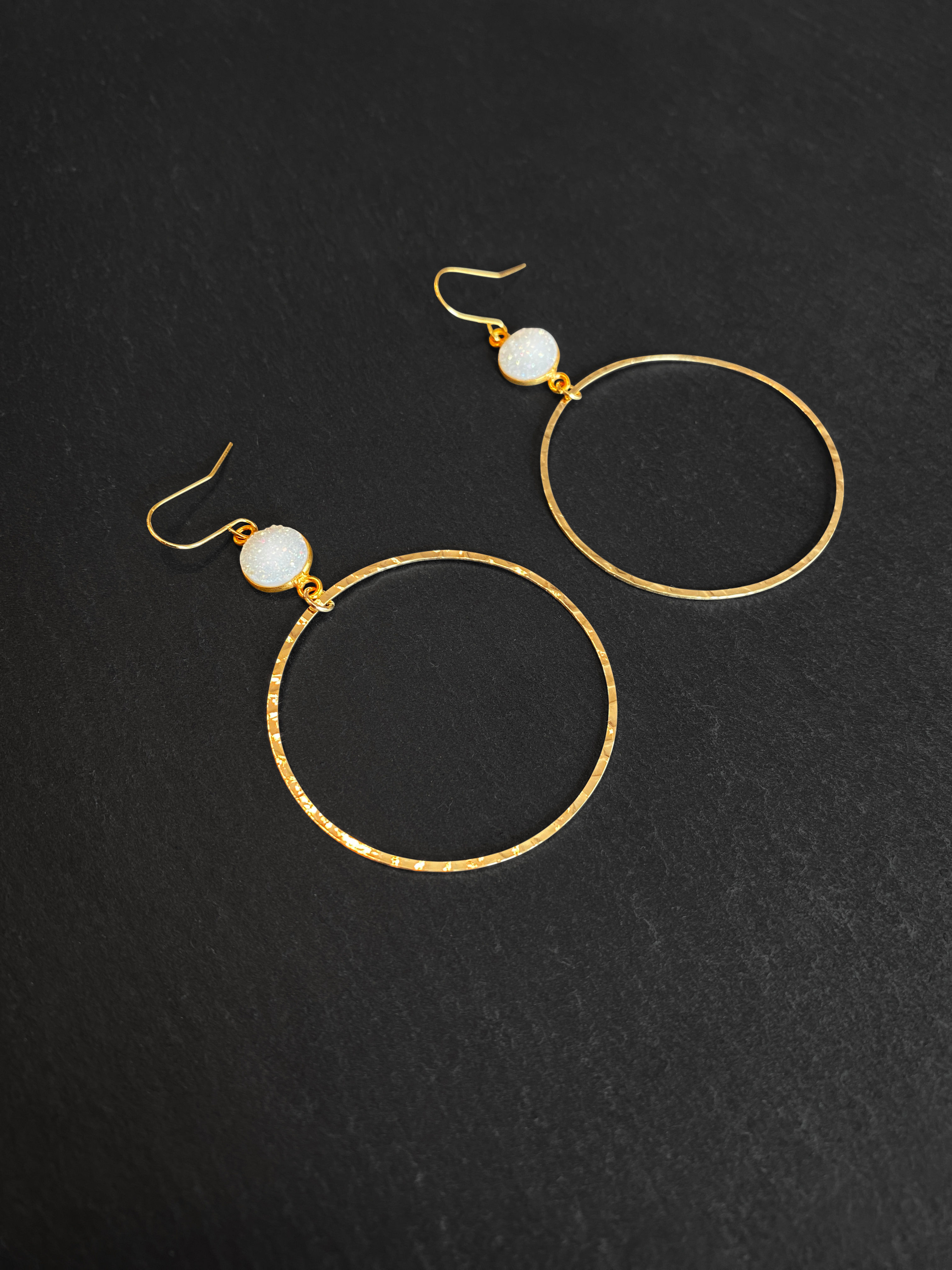 Illuminate quarts earrings