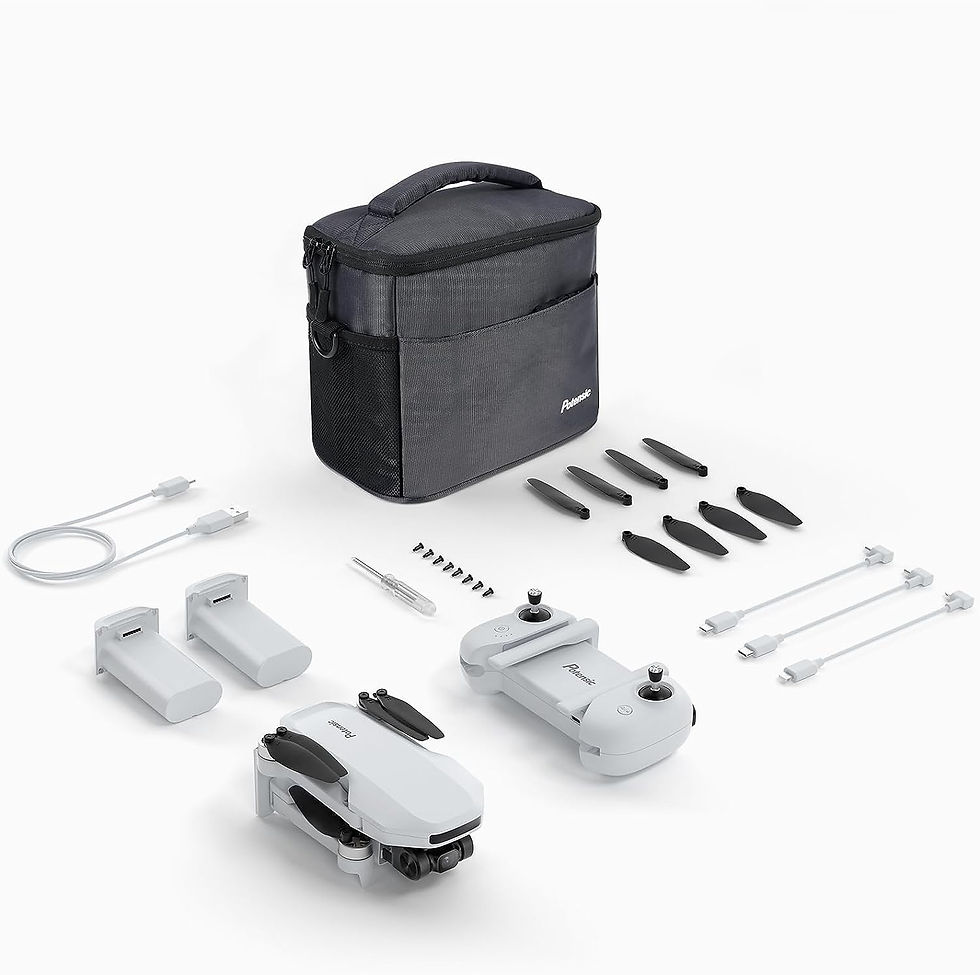Thumbnail: Potensic Drones Under 249g GPS Auto Return Single Axis Gimbal EIS Professional D