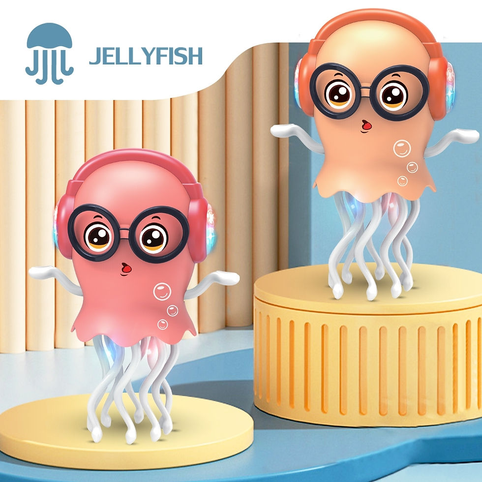 Thumbnail: An Electrically-Powered Crawling Dancing Jellyfish Toy, An Octopus With Automati