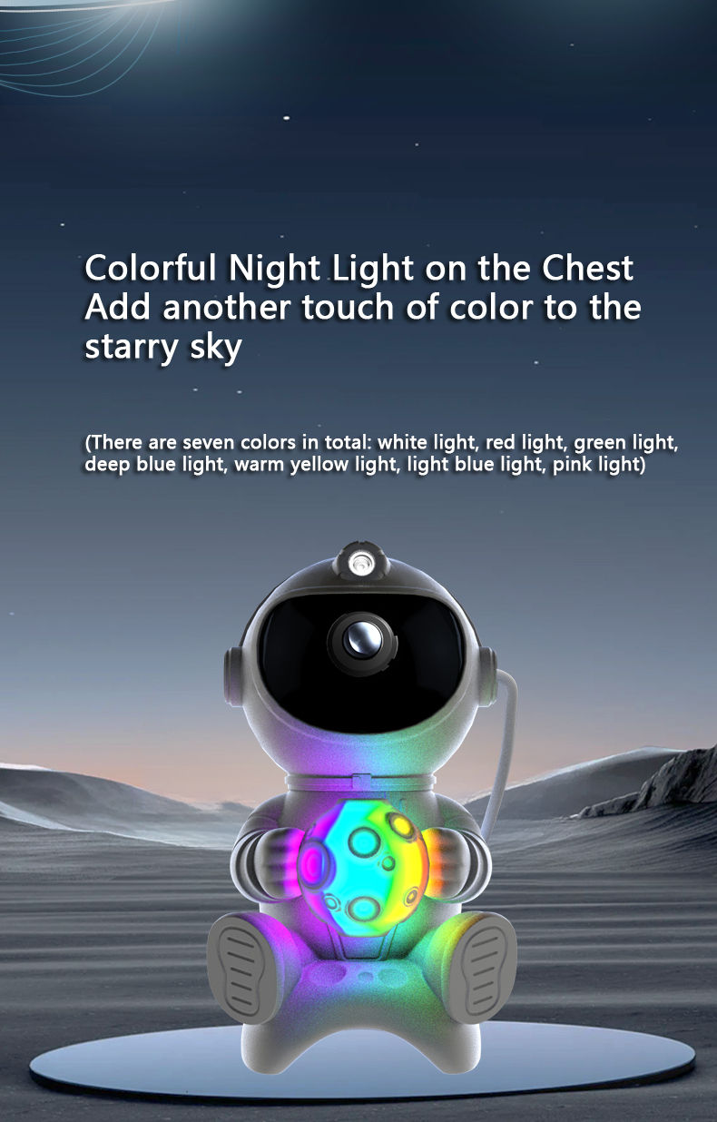 Thumbnail: Astronaut LED Star Projector Night Light Galaxy Projectors Bluetooth Speaker for