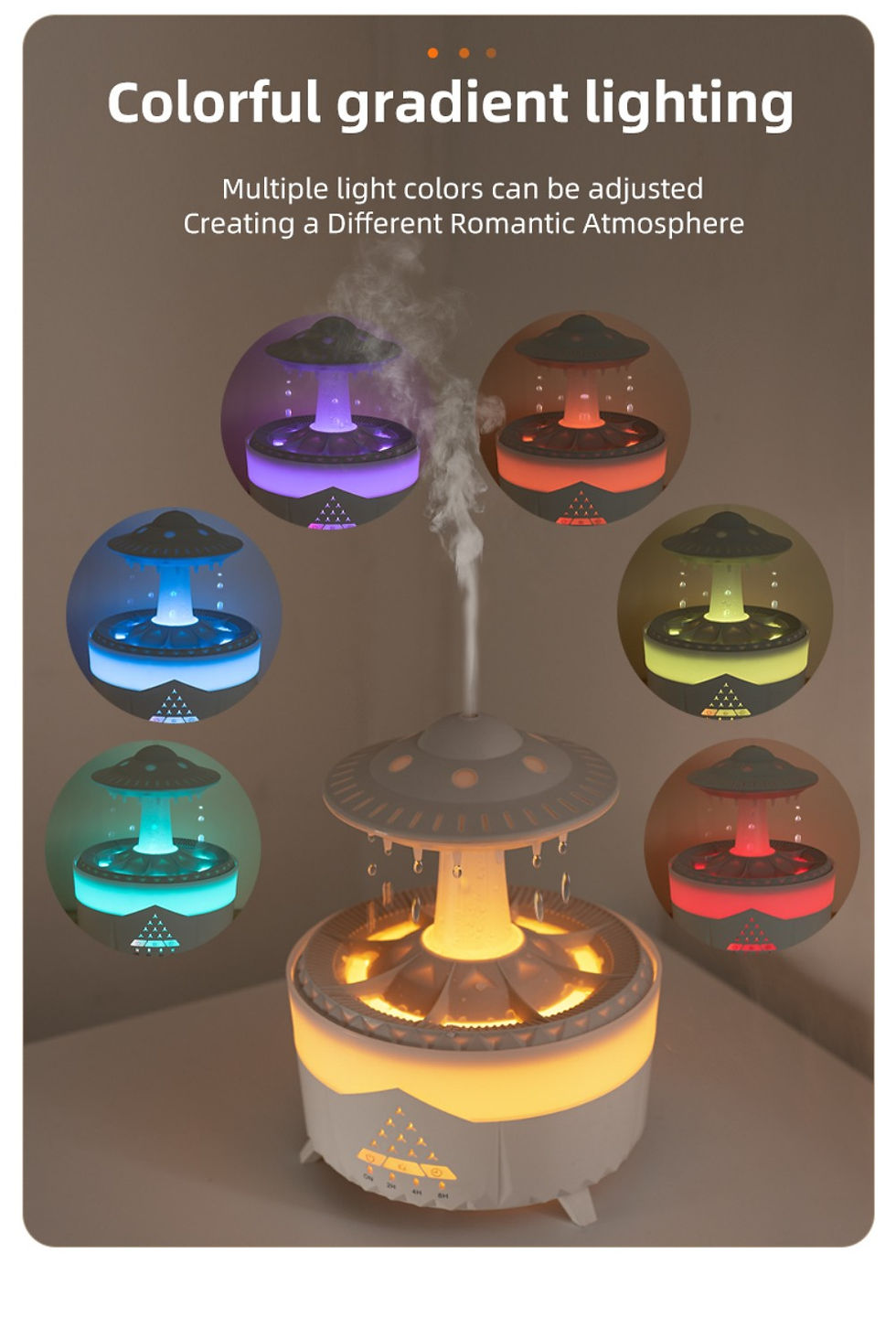 Thumbnail: UFO Umbrella Essential Oils Diffuser Large Capacity Humidifier Christmas Jellyfi
