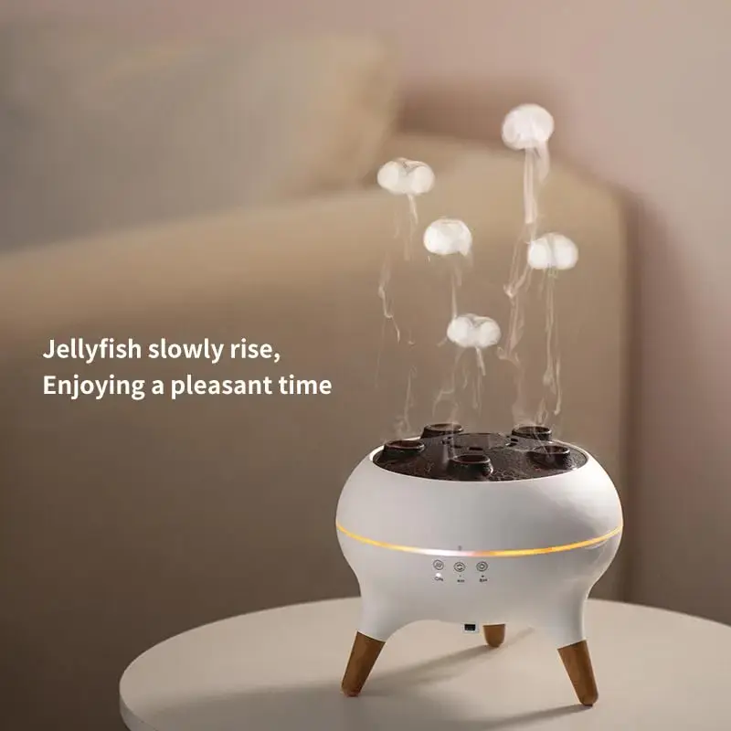 Thumbnail: Dynamic Jellyfish Air Humidifier 250ml Essential Oil Diffuser Remote Control Bed
