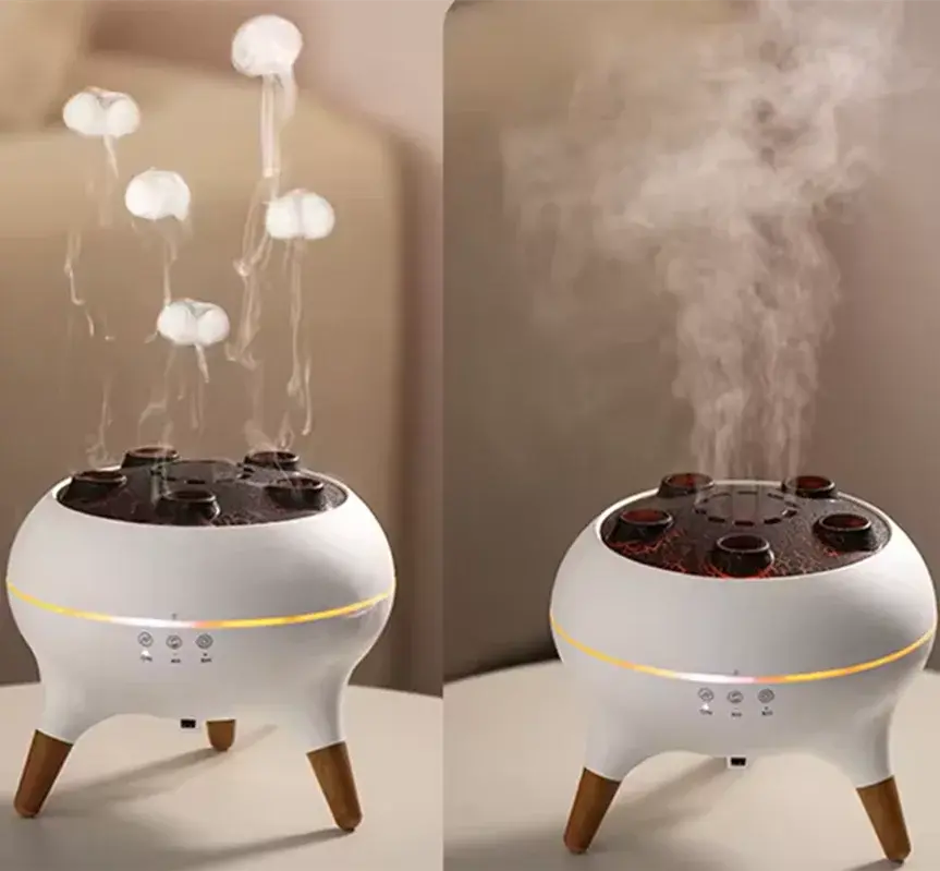 Thumbnail: Dynamic Jellyfish Air Humidifier 250ml Essential Oil Diffuser Remote Control Bed
