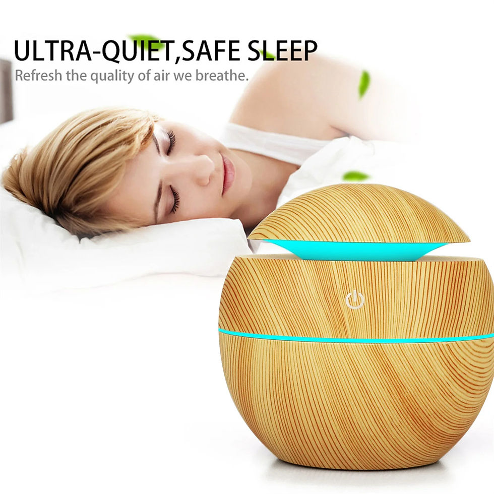 Thumbnail: Humidifier Electric Air Aroma Diffuser Wood Ultrasonic Air Humidifier Essential 