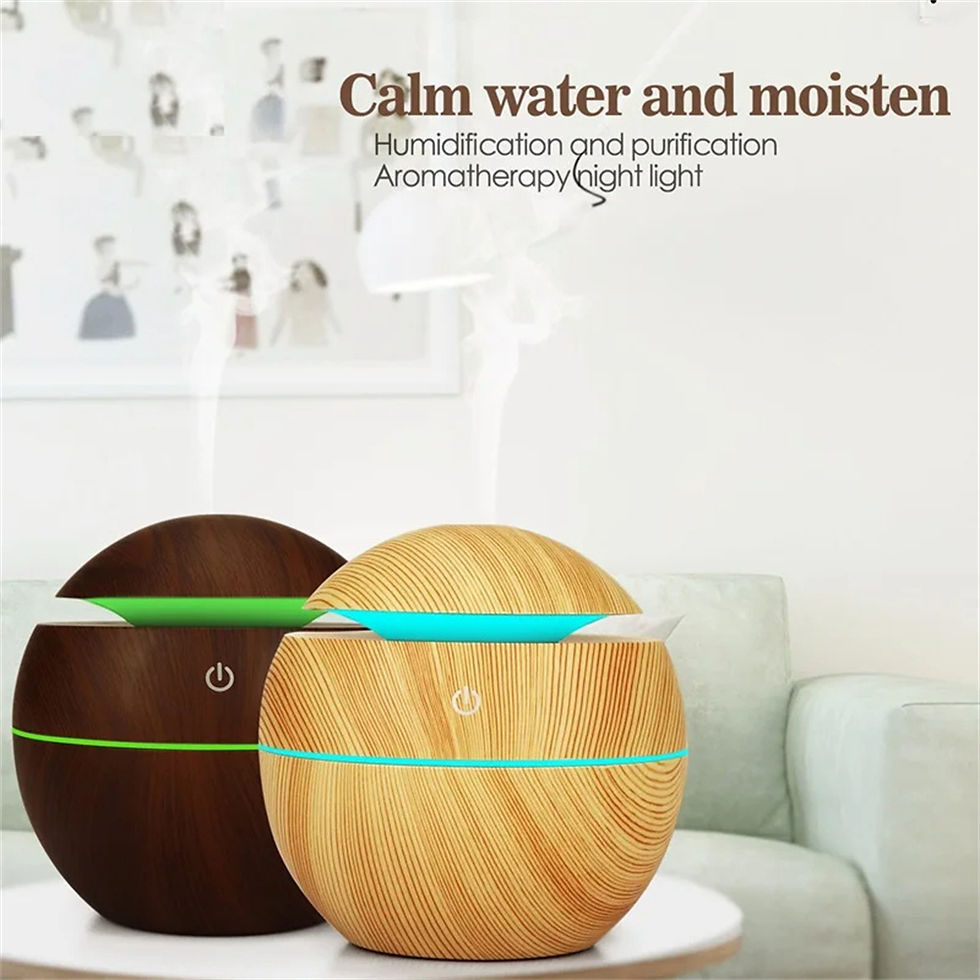 Thumbnail: Humidifier Electric Air Aroma Diffuser Wood Ultrasonic Air Humidifier Essential 
