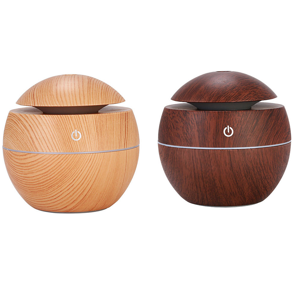 Thumbnail: Humidifier Electric Air Aroma Diffuser Wood Ultrasonic Air Humidifier Essential 