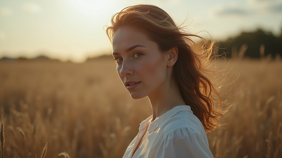 Vue latérale d’un photographe en extérieur avec un appareil hybride Sony Alpha 7 IV
