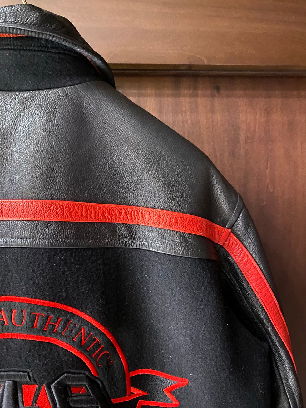 Miniatura: Vintage Ultra Rare Dia Leather dep Jacket 