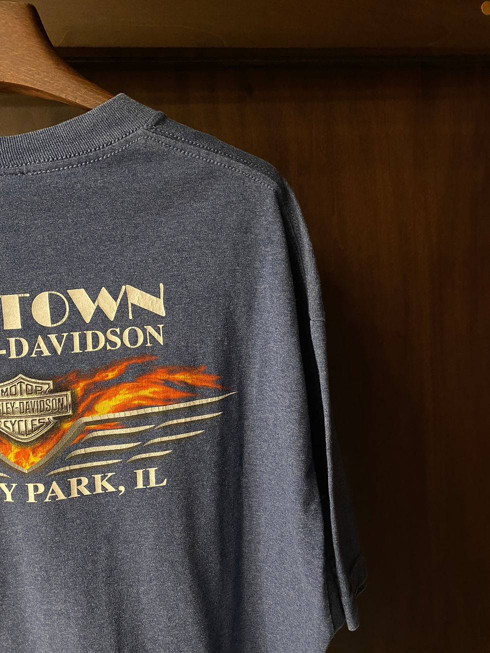 Miniatura: Vintage Ultra Rare Harley Davidson Tinley Park Cotton T-shirt