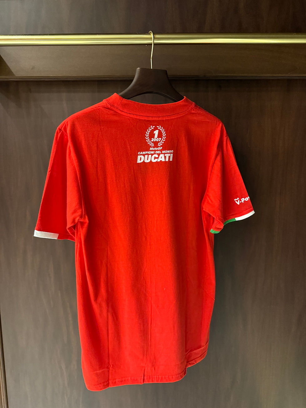 Miniatura: Vintage Ducati Corse Ultra Rare 2007 World Champion Cotton T-shirt 
