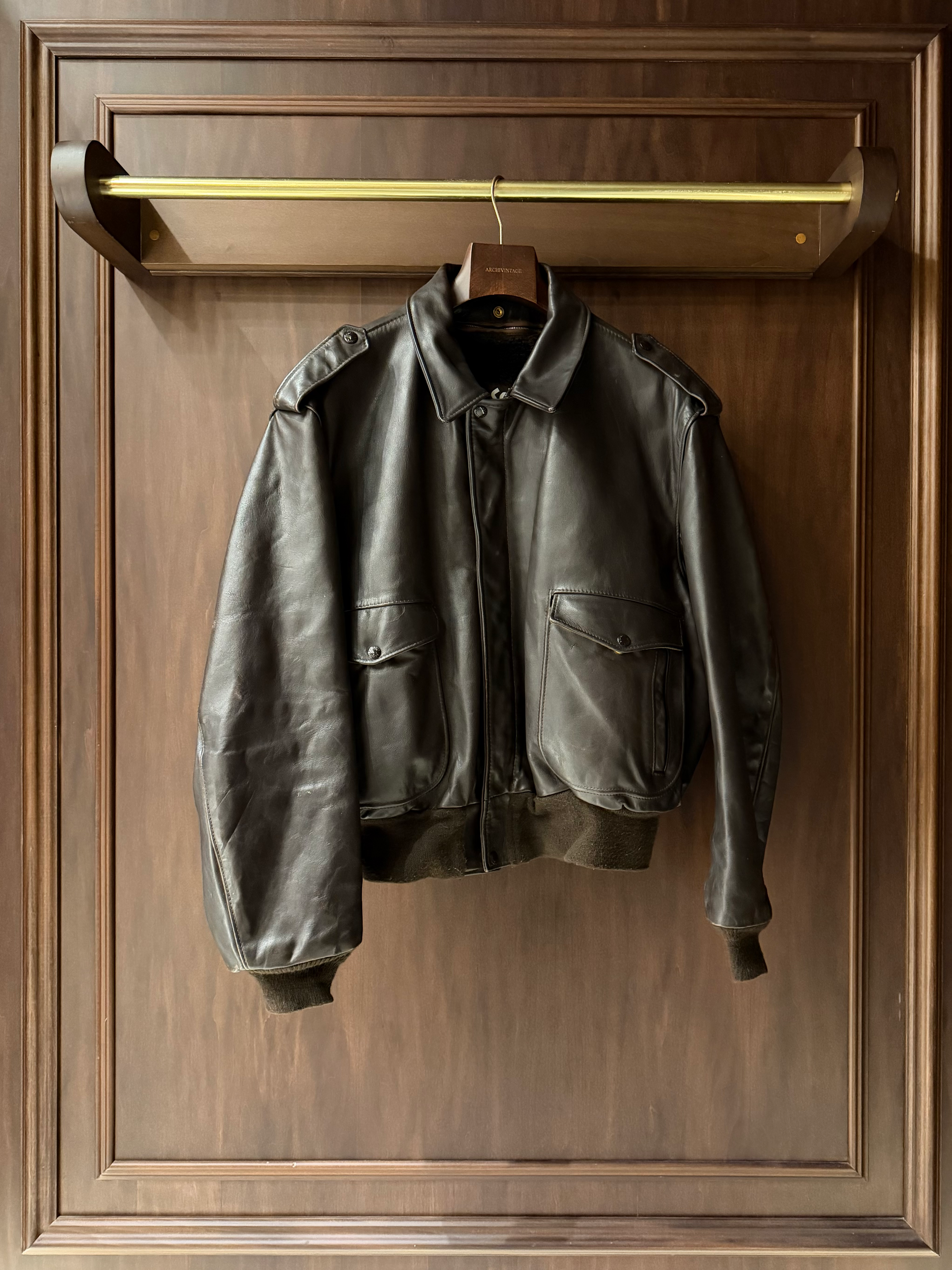 Vintage Ultra Rare Schott NYC Made in USA Leather Jacket 