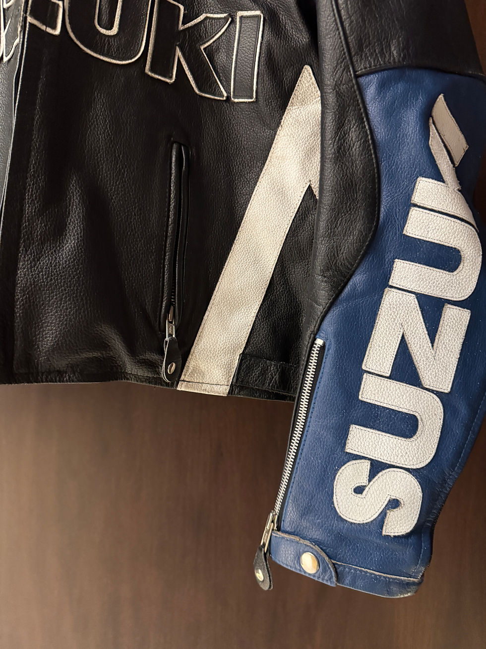 Miniatura: Vintage Ultra Rare 90s Suzuki Team Leather Racing Jacket 