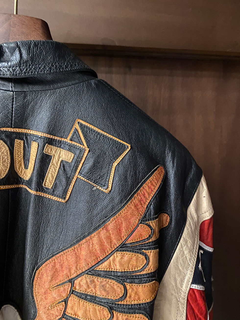 Miniatura: Vintage Ultra Rare Motorcycles Racing Leather Jacket