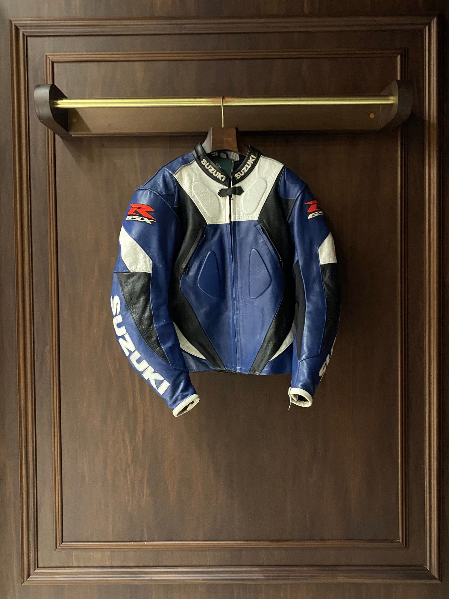 Vintage Ultra Rare Suzuki GSX Racing Leather Jacket