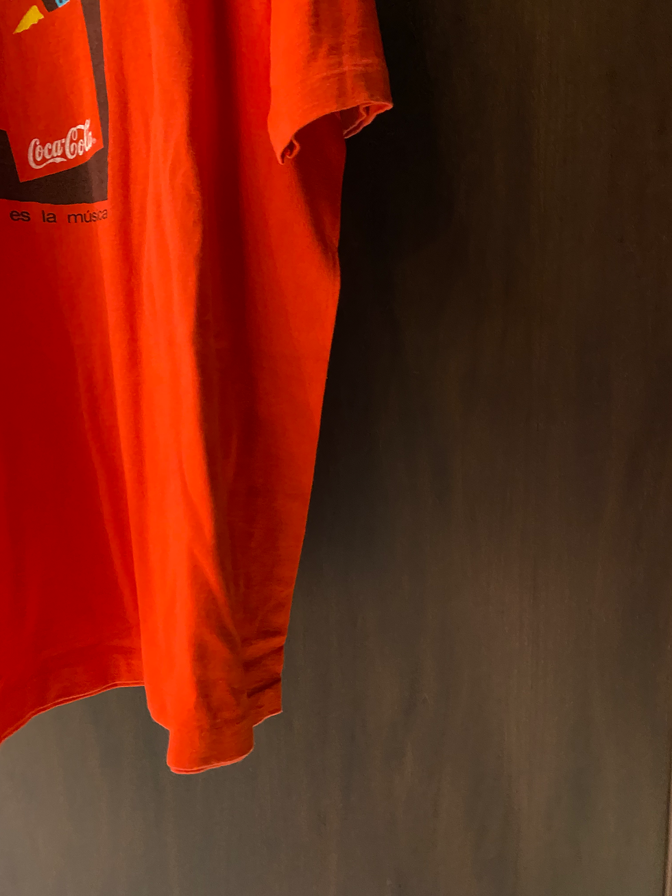 Miniatura: Vintage Ultra Rare 1993 Coca Cola es la Musica Single Stitch Cotton T-shirt