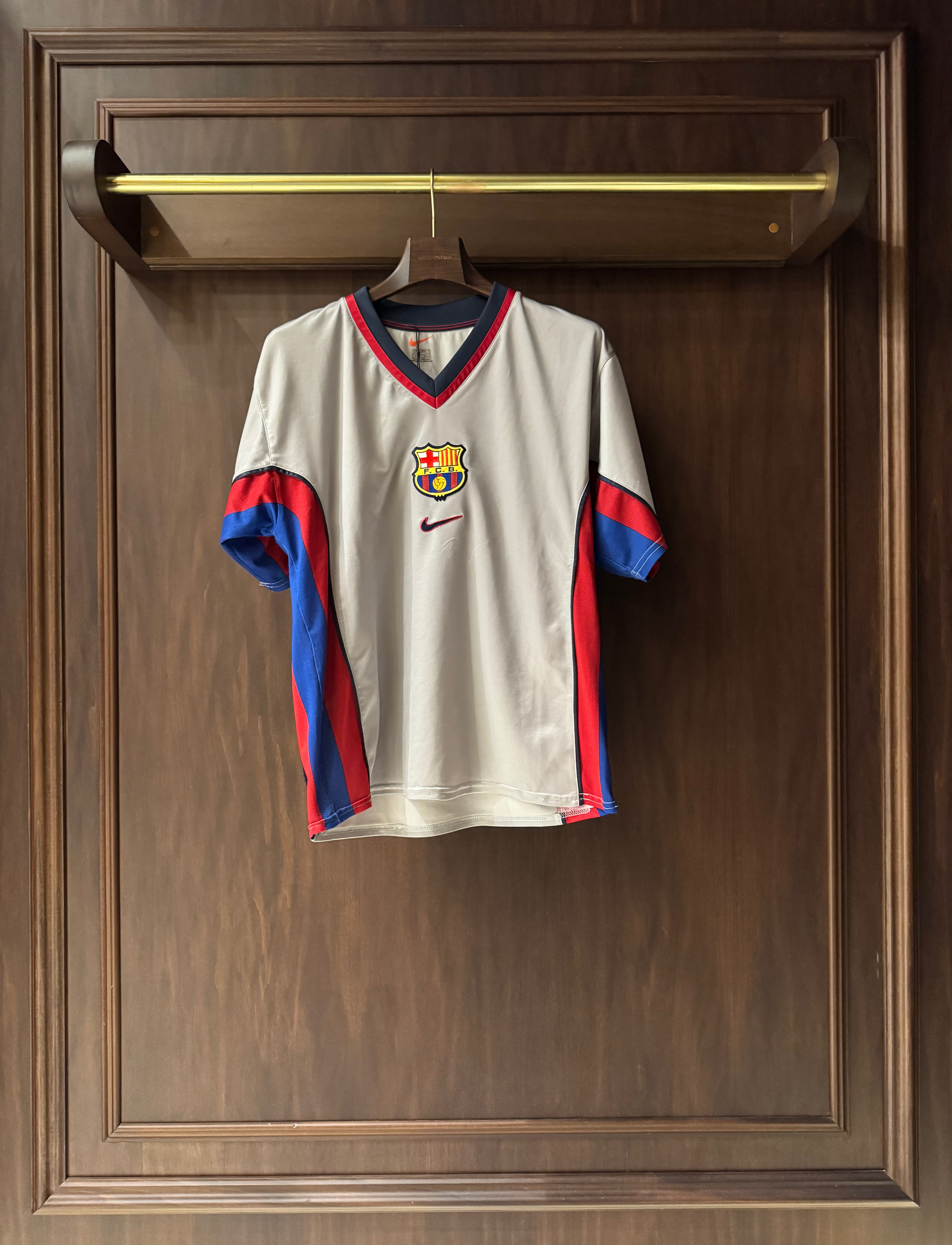 Vintage Archive 1998 1999 Barcelona FCB Nike Match Soccer Jersey