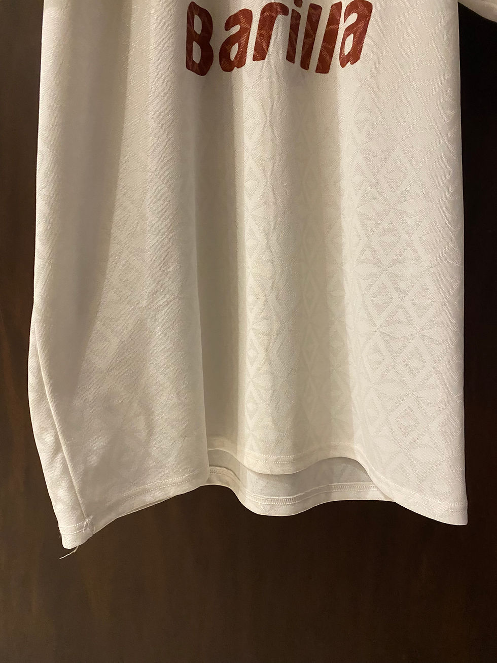 Miniatura: Vintage Ultra Rare 1990-1991 Barilla AsRoma Calcetto Jersey T-shirt