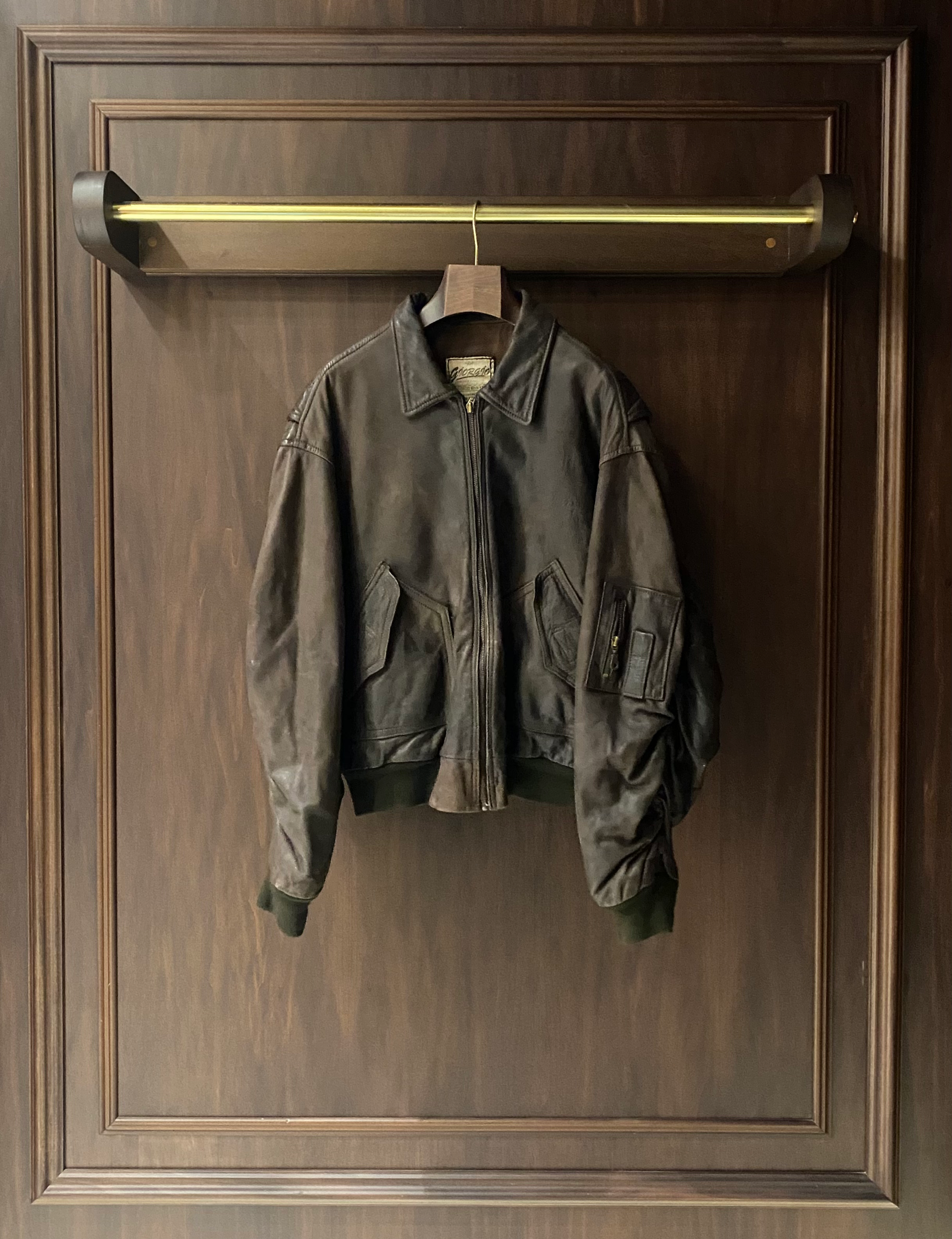 Vintage Ultra Rare 90s Giorgio Leather Jacket