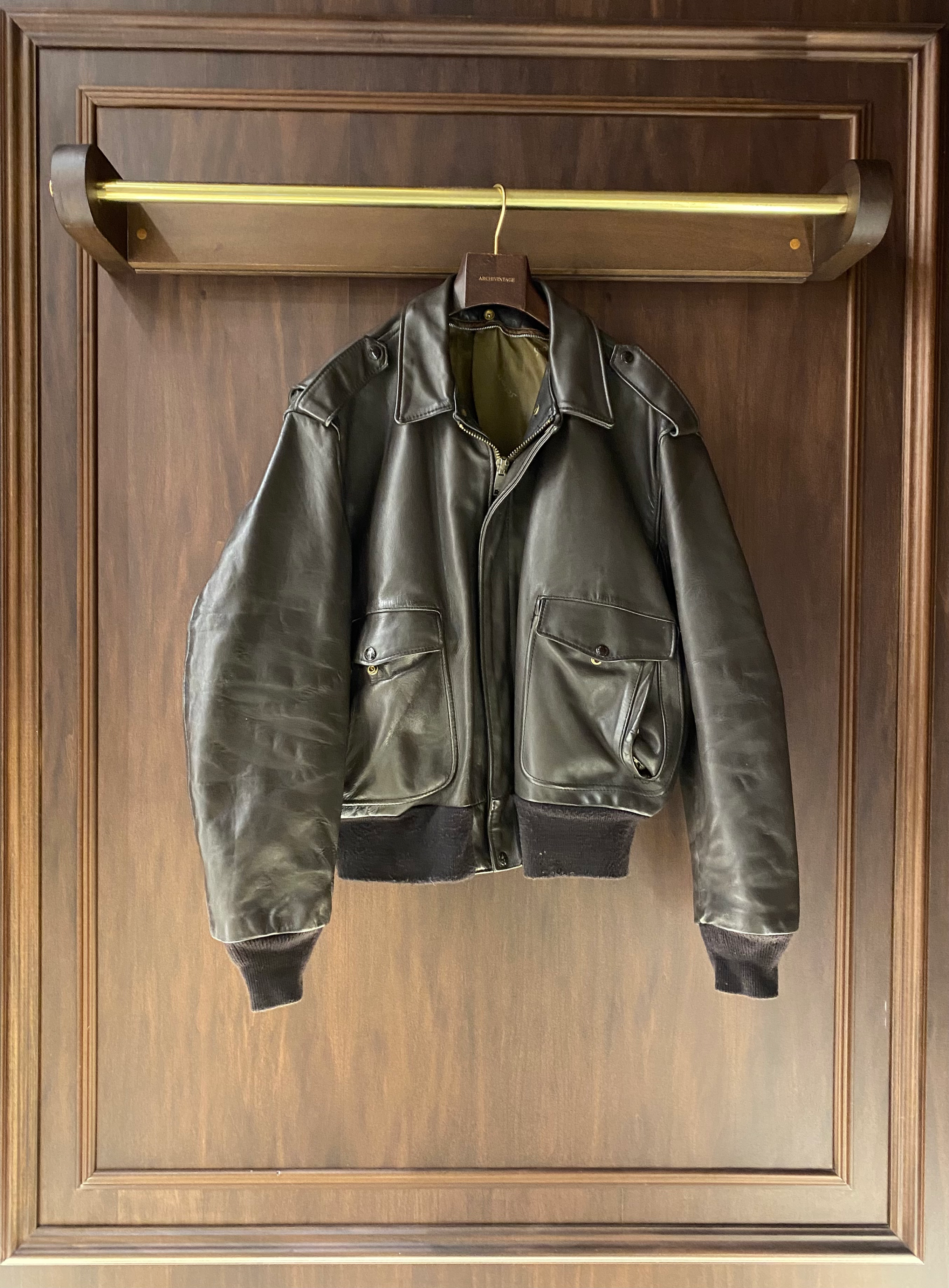 Vintage Ultra Rare 90s Schott Leather Jacket