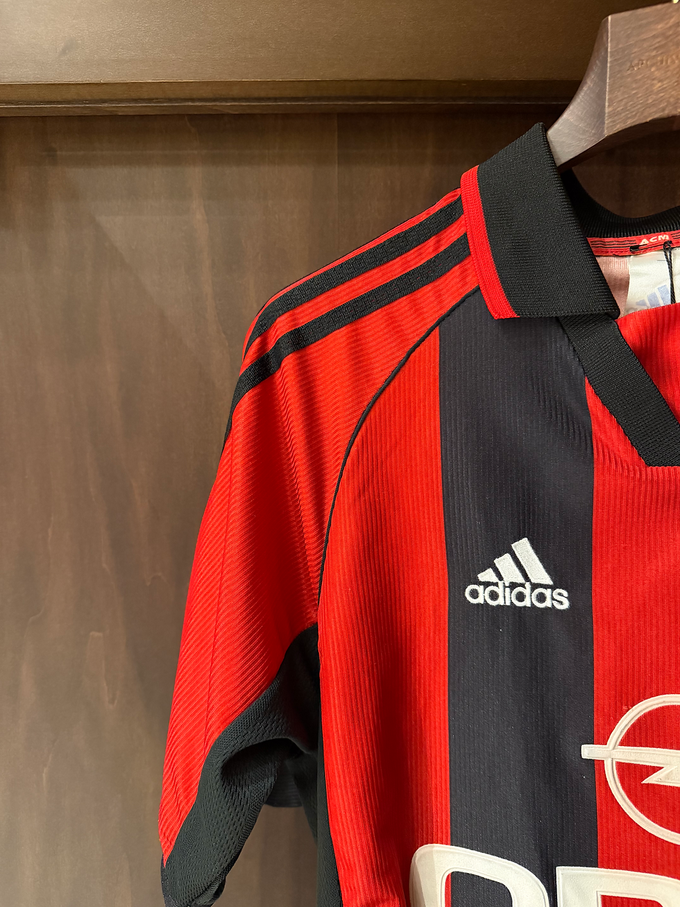 Miniatura: Vintage Archive 1998-1999 ACM Milan Adidas Match Soccer Jersey T-shirt