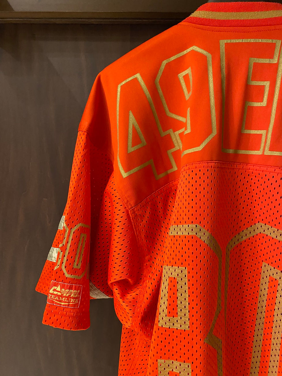 Miniatura: Vintage Ultra Rare NFL 49ers 80 Jersey T-shirt