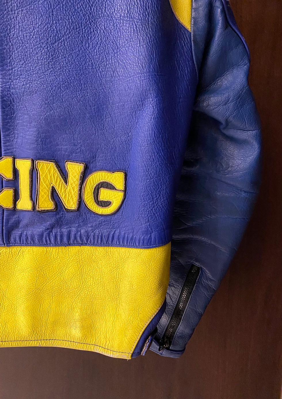Miniatura: Vintage Ultra Rare 90s Gauloises Playstation Racing Leather Jacket