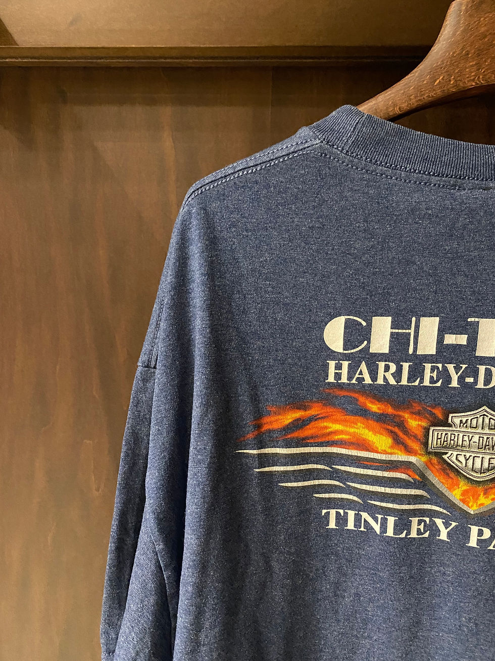 Miniatura: Vintage Ultra Rare Harley Davidson Tinley Park Cotton T-shirt