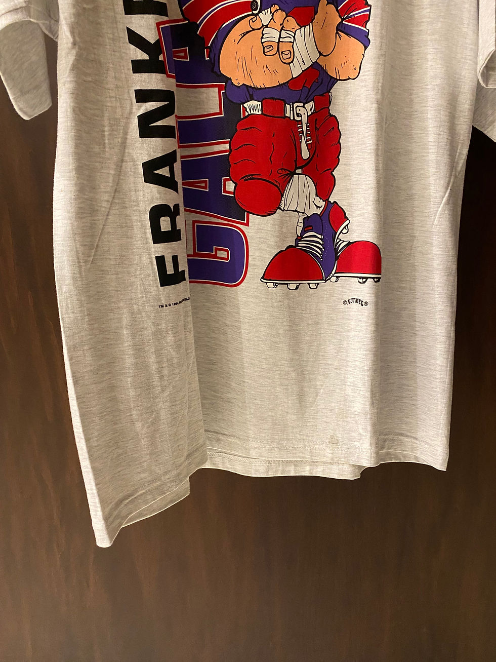 Miniatura: Vintage Archive 1994 Nutmeg Made in USA Frankfurt Galaxy Cotton T-shirt