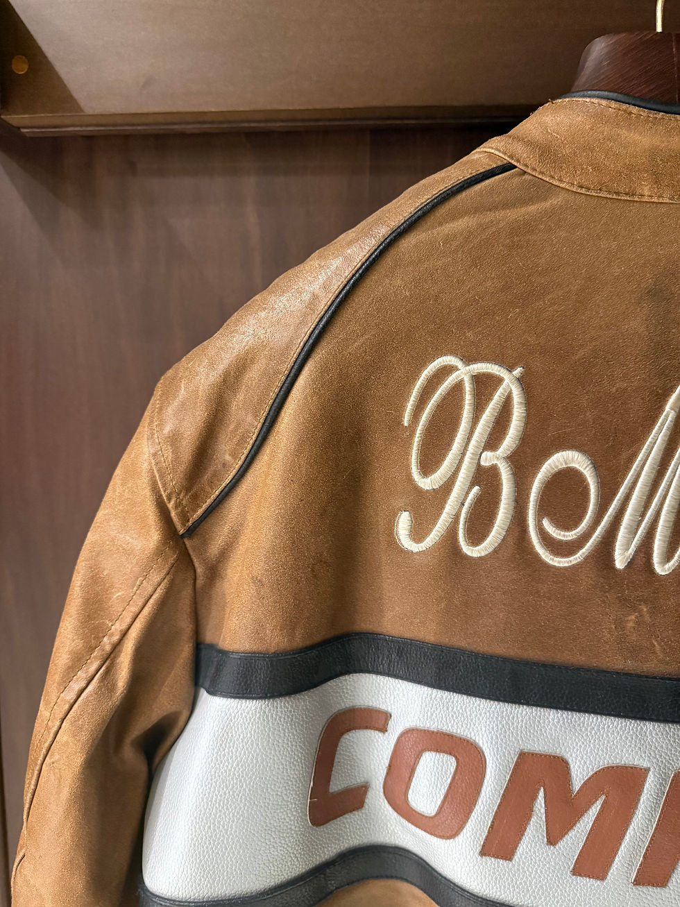 Miniatura: Vintage Archive BMW 90’s Brown Leather Racing Jacket 
