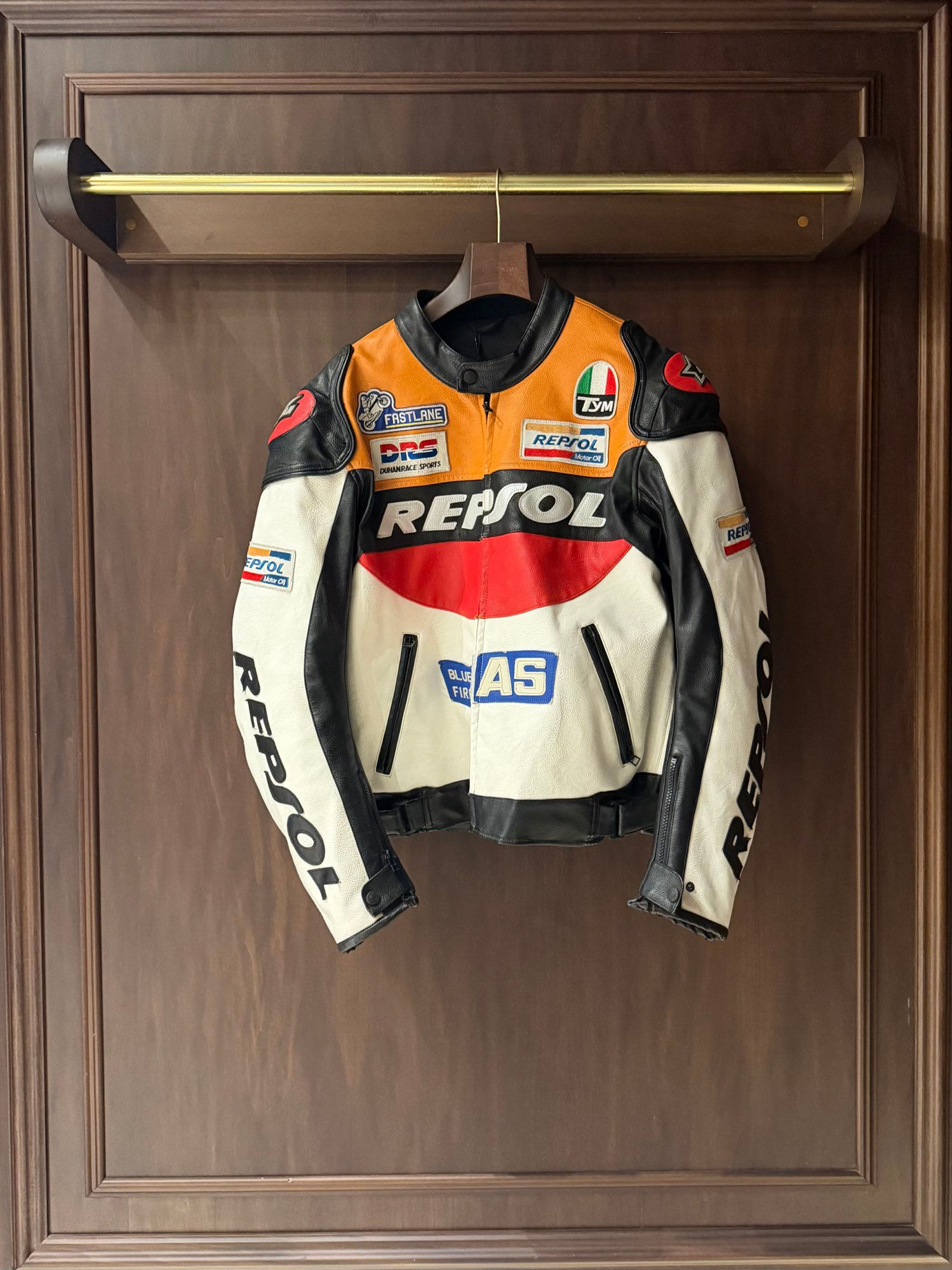 Vintage Ultra Rare Repsol Racing Leather Jacket