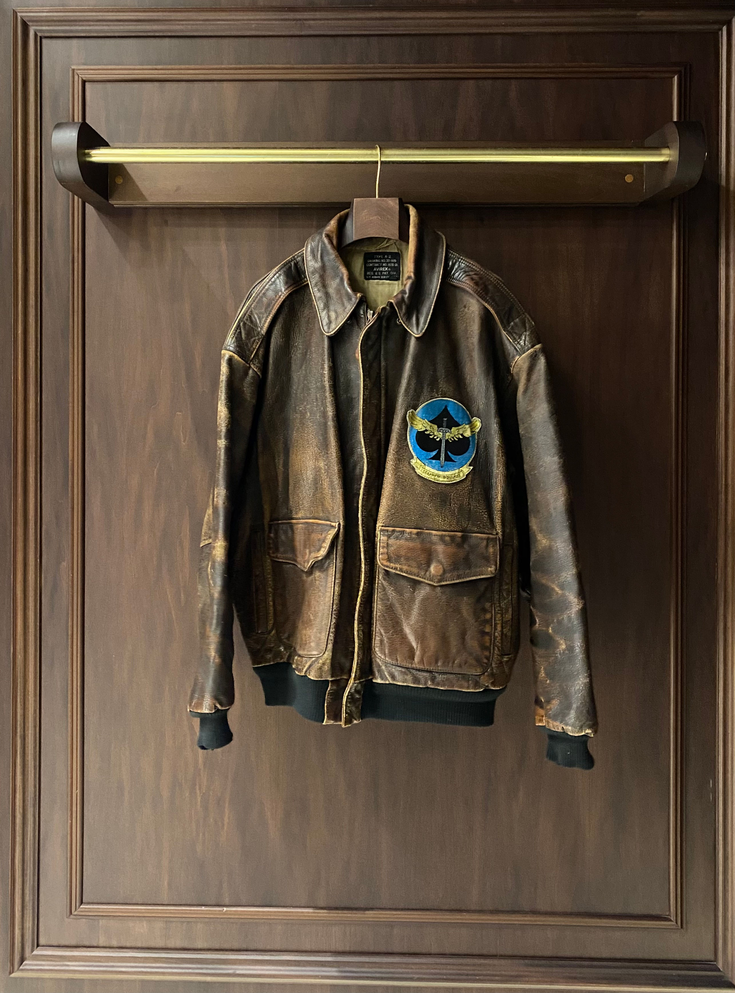 Vintage Archive Avirex Type A2 Leather Jacket
