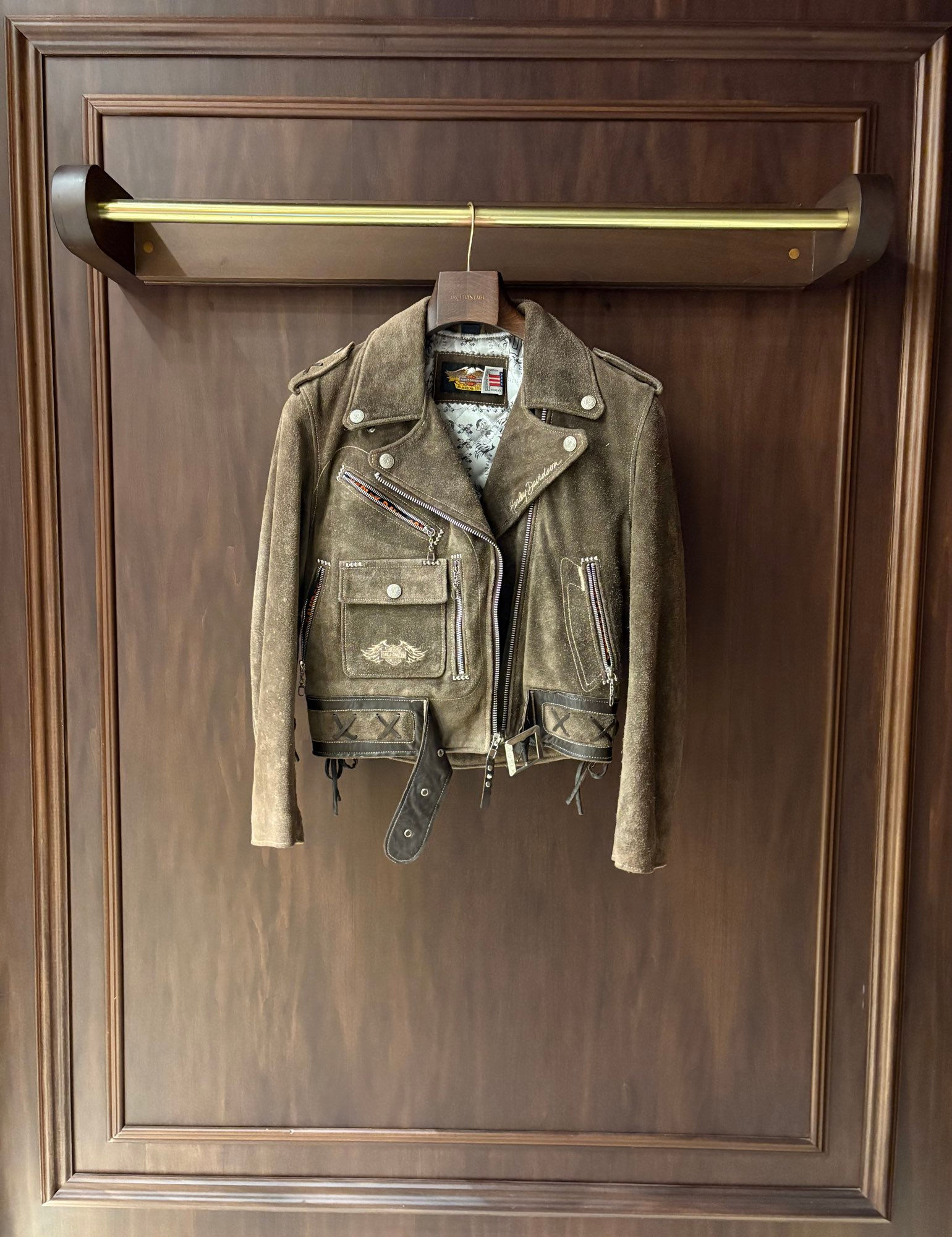 Vintage Archive Harley Davidson Suede Jacket