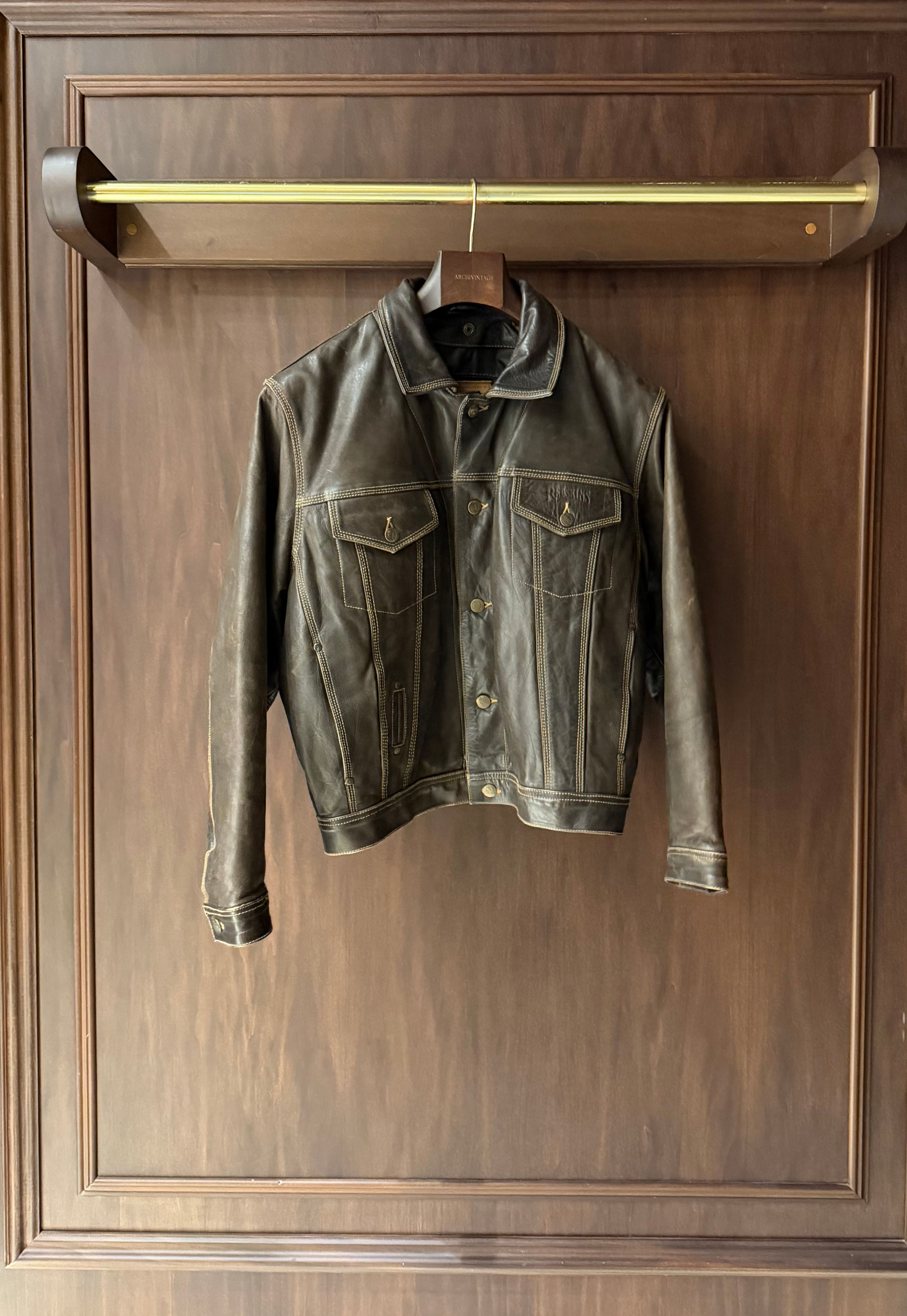 Vintage Ultra Rare 90s Redskins Leather Jacket