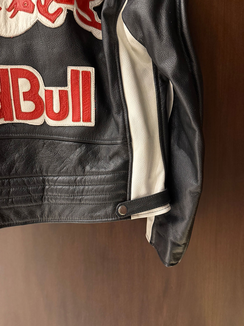 Miniatura: Vintage Ultra Rare 90s Red Bull Racing Leather Jacket