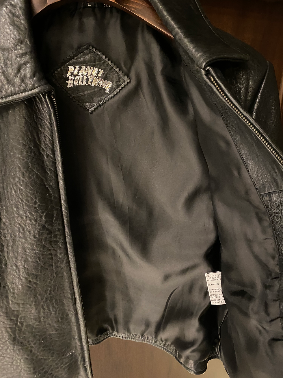Miniatura: Vintage Archive 90s Planet Hollywood Cannes Leather Jacket 