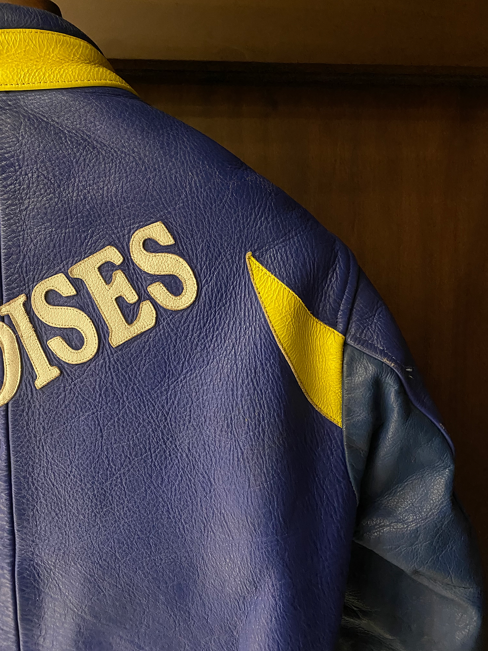 Miniatura: Vintage Ultra Rare 90s Gauloises Playstation Racing Leather Jacket